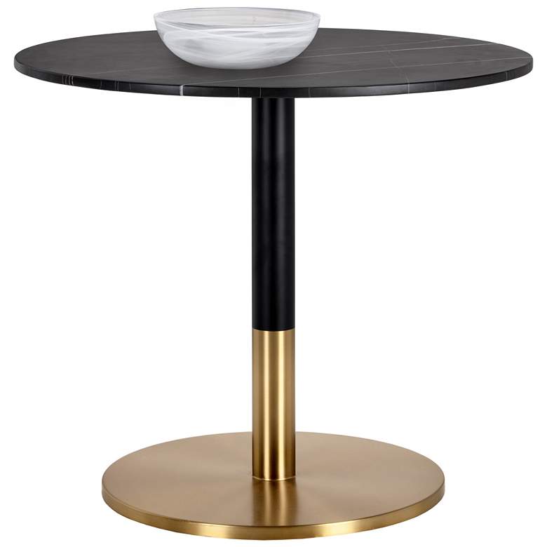 Image 1 Sunpan Massie Bistro Table Black Marble 35.5"