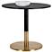 Sunpan Massie Bistro Table Black Marble 35.5"