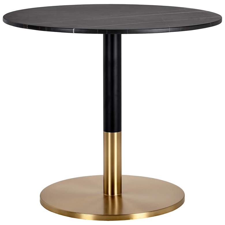 Image 2 Sunpan Massie Bistro Table Black Marble 35.5" more views
