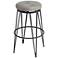Sunpan Matthews 29" Bravo Metal and Black Swivel Bar Stool