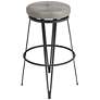 7_Sunpan Matthews 29" Bravo Metal and Black Swivel Bar Stool more views
