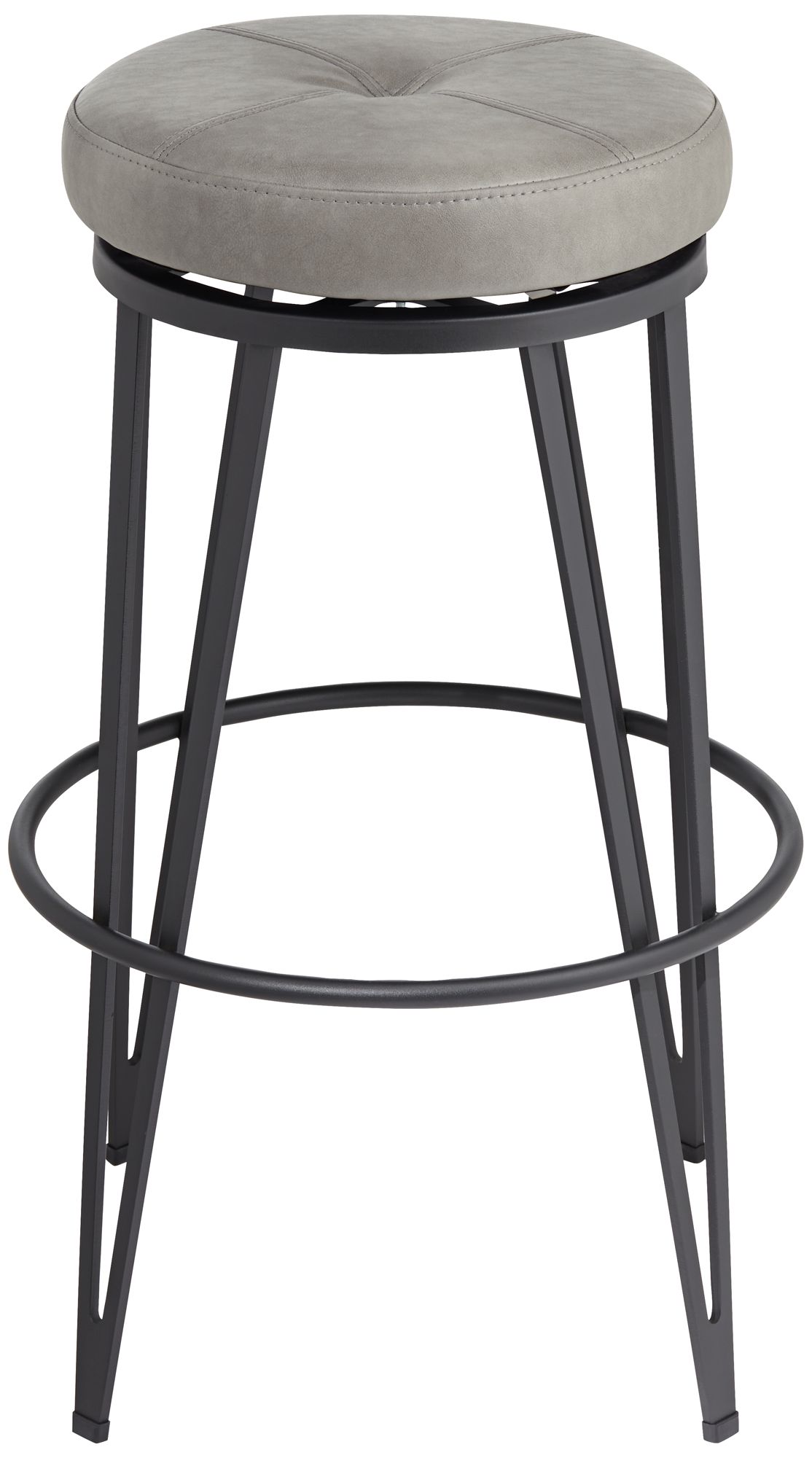 Sunpan Matthews 29" Bravo Metal and Black Swivel Bar Stool