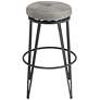 Sunpan Matthews 29" Bravo Metal and Black Swivel Bar Stool