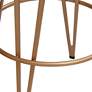 4_Sunpan Matthews 30" Onyx Black and Brass Modern Luxe Swivel Bar Stool more views