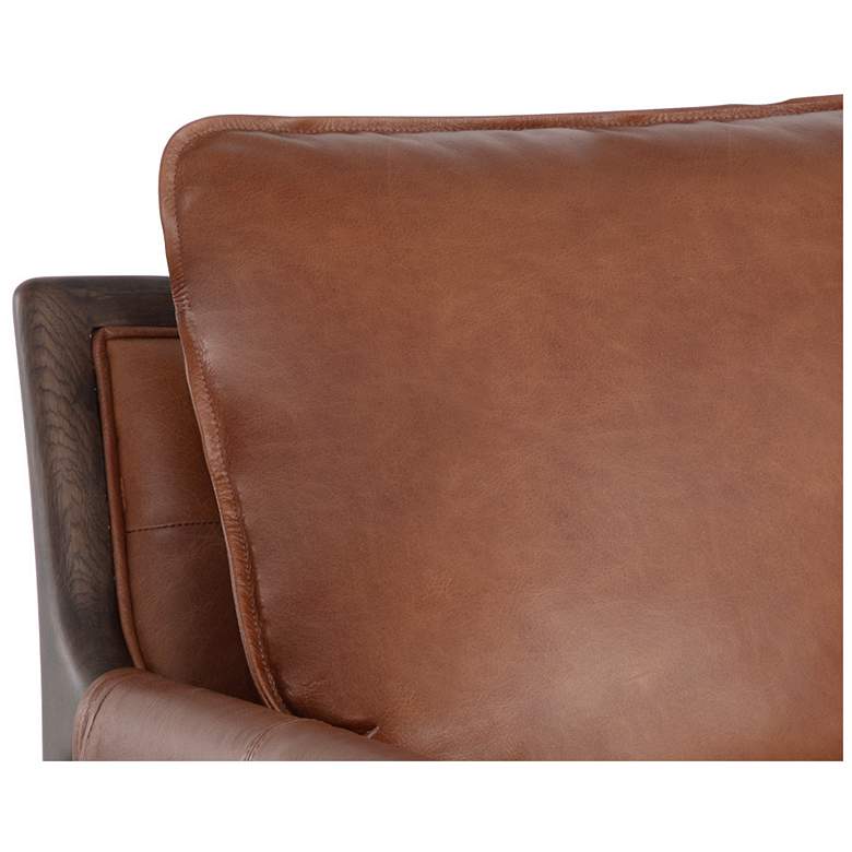 Image 7 Sunpan Mauti Armchair Brown Shalimar Tobacco Leather more views
