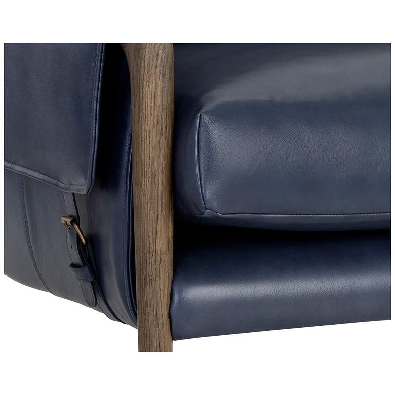 Image 7 Sunpan Mauti Armchair Distressed Brown Cortina Ink Leather more views