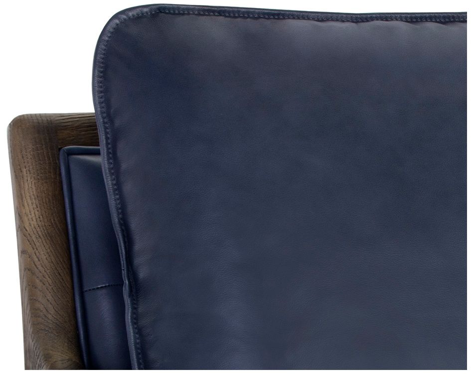 Sunpan Mauti Armchair Distressed Brown Cortina Ink Leather