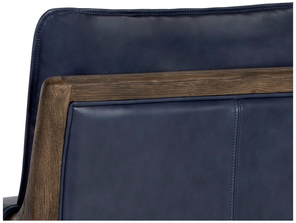 Sunpan Mauti Armchair Distressed Brown Cortina Ink Leather