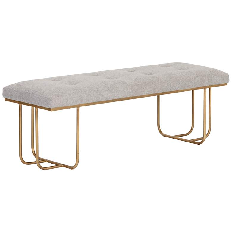 Image 1 Sunpan Maverick Bench Belfast Heather Gray