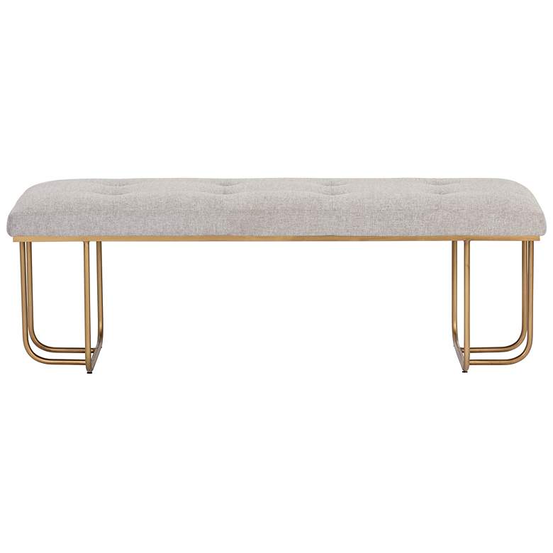 Image 2 Sunpan Maverick Bench Belfast Heather Gray more views