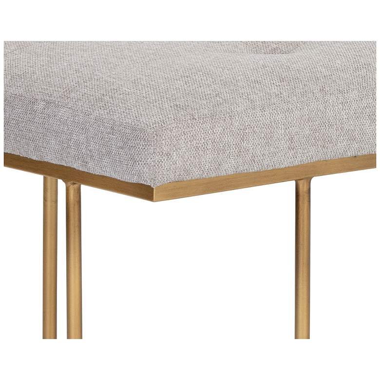 Image 4 Sunpan Maverick Bench Belfast Heather Gray more views