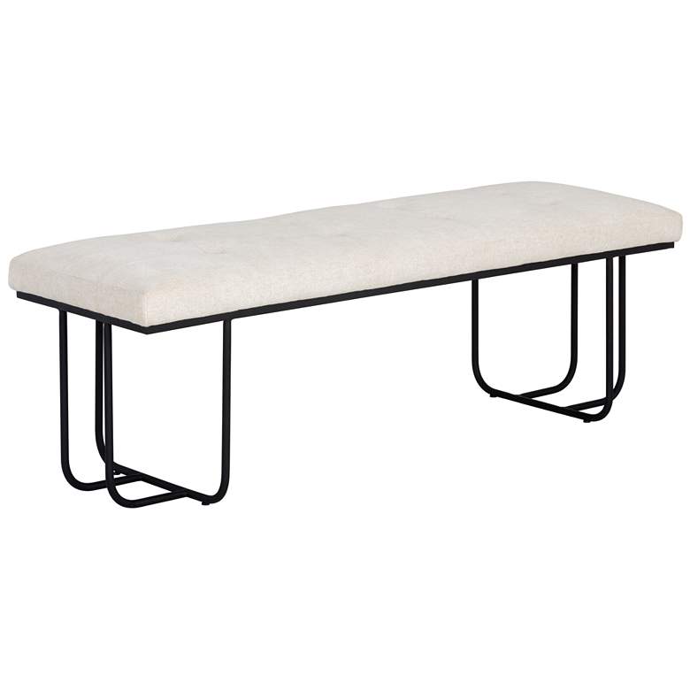 Image 1 Sunpan Maverick Bench Eclipse White