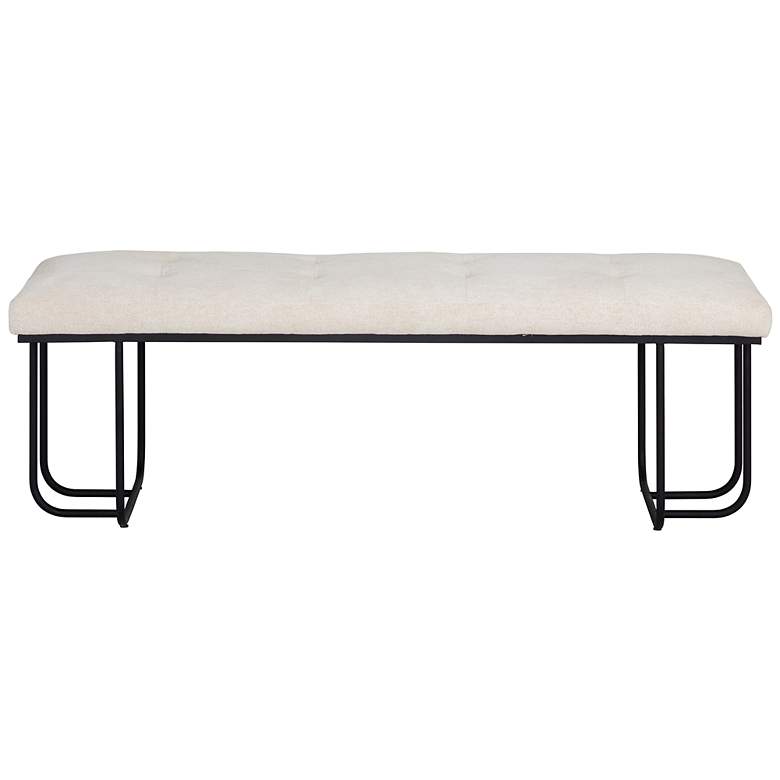 Image 3 Sunpan Maverick Bench Eclipse White more views