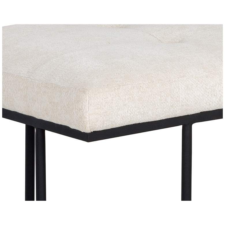 Image 5 Sunpan Maverick Bench Eclipse White more views