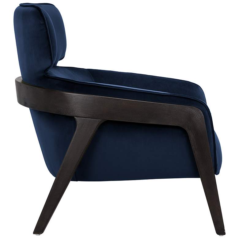 Image 4 Sunpan Maximus Lounge Chair Metropolis Blue more views
