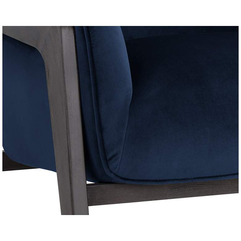 Image 6 Sunpan Maximus Lounge Chair Metropolis Blue more views