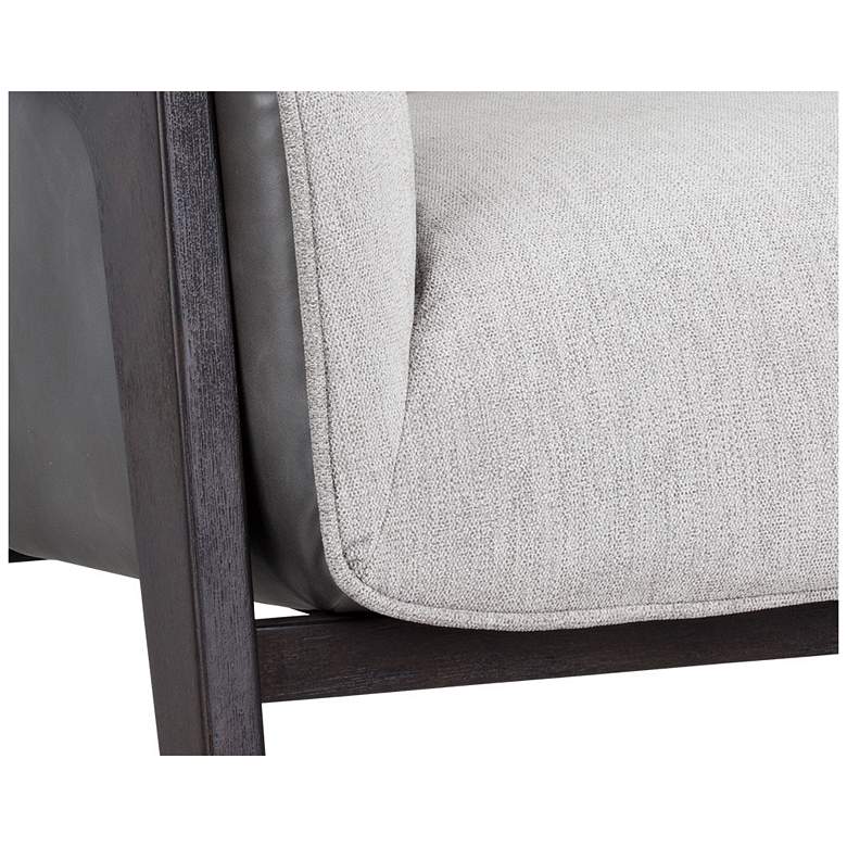 Image 5 Sunpan Maximus Lounge Chair Polo Club Stone and Overcast Gray more views