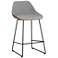 Sunpan Mccoy Counter Stool November Gray and Cinnamon Brown