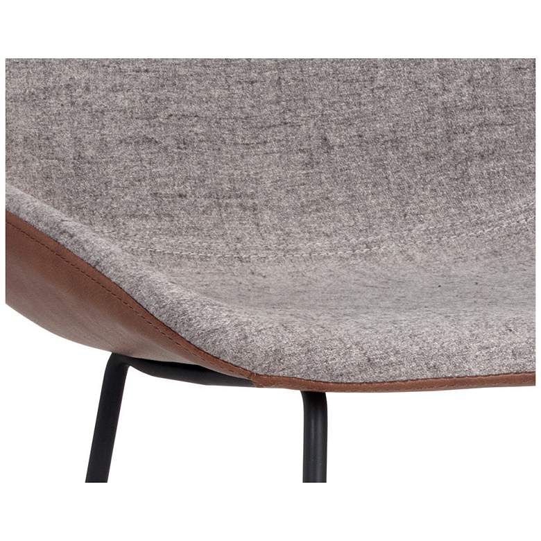 Image 6 Sunpan Mccoy Counter Stool November Gray and Cinnamon Brown more views