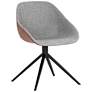 2_Sunpan Mccoy Swivel Dining Chair November Gray and Cinnamon Brown