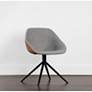 1_Sunpan Mccoy Swivel Dining Chair November Gray and Cinnamon Brown