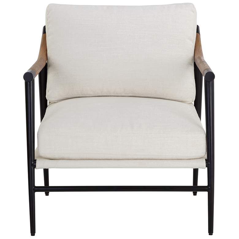 Image 2 Sunpan Meadow Armchair Heather Ivory Tweed more views
