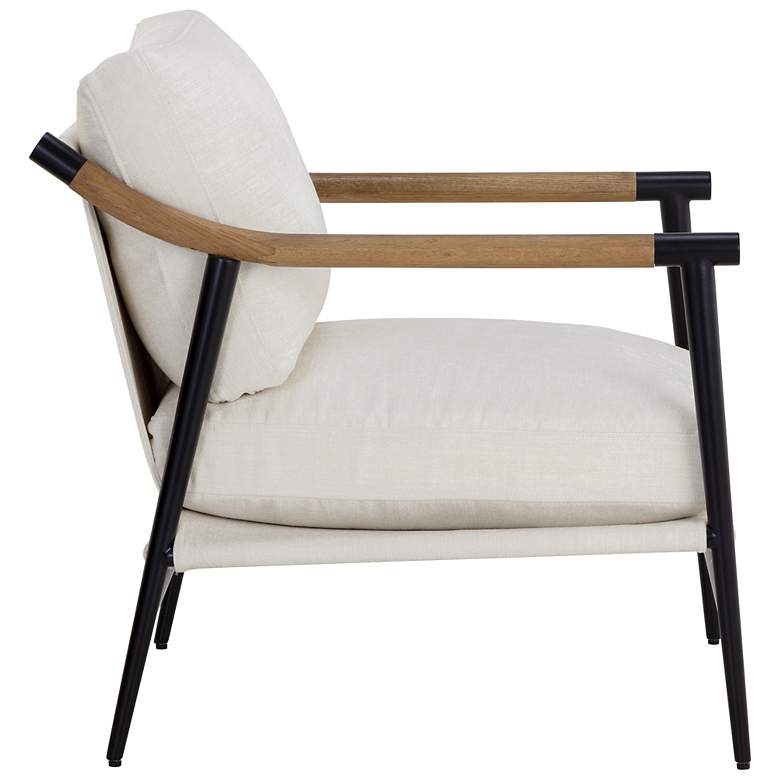 Image 3 Sunpan Meadow Armchair Heather Ivory Tweed more views