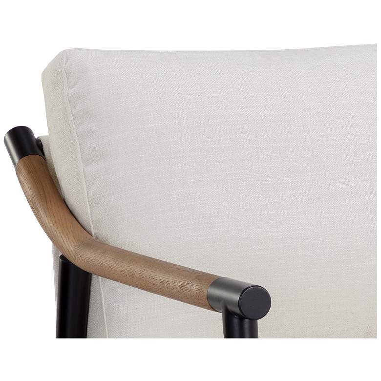 Image 7 Sunpan Meadow Armchair Heather Ivory Tweed more views