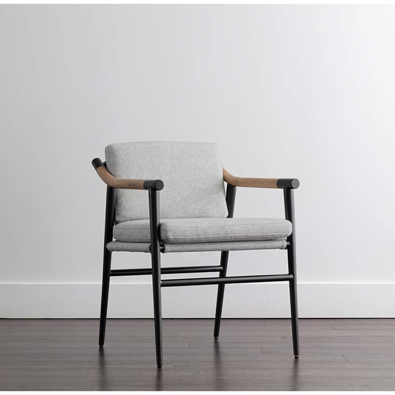 Image 1 Sunpan Meadow Dining Armchair Vault Fog