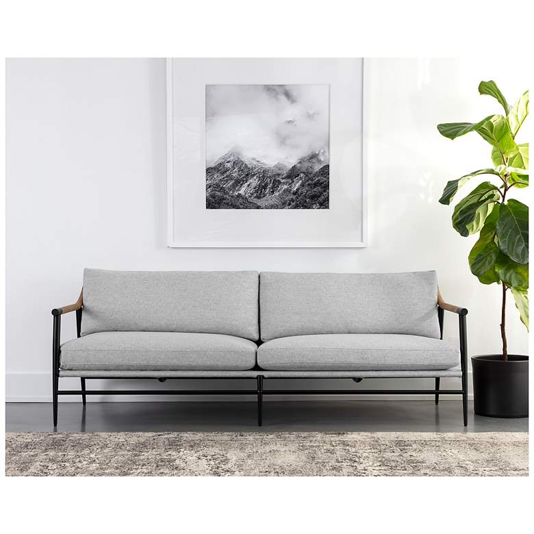 Image 4 Sunpan Meadow Sofa Vault Fog more views