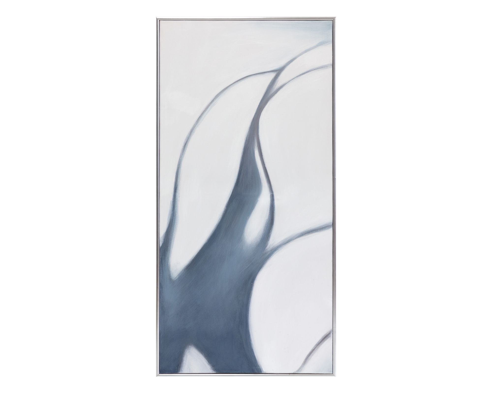 Image 3 Sunpan Meditation (Set of 3) 30" X 60" Silver Floater Frame more views