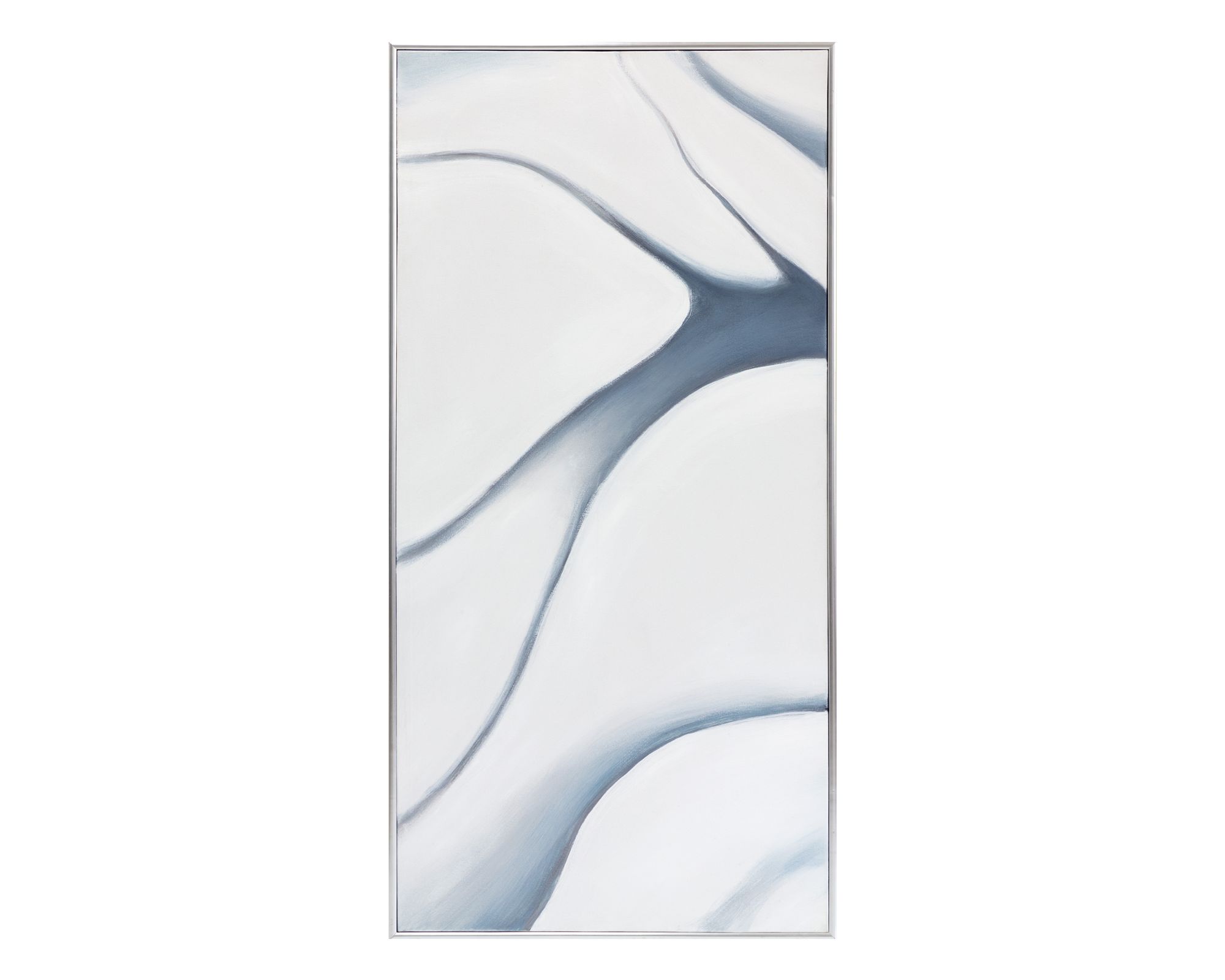 Image 4 Sunpan Meditation (Set of 3) 30" X 60" Silver Floater Frame more views