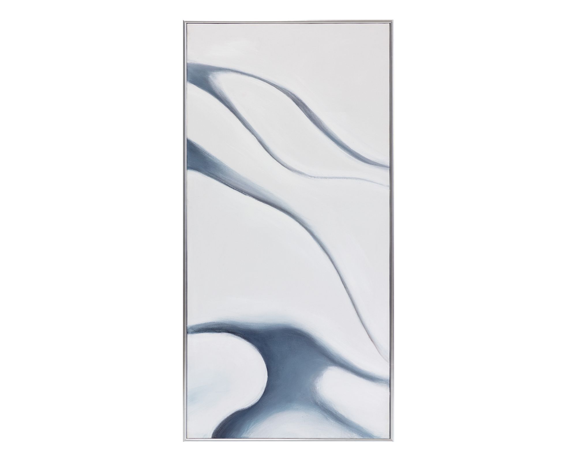Image 5 Sunpan Meditation (Set of 3) 30" X 60" Silver Floater Frame more views