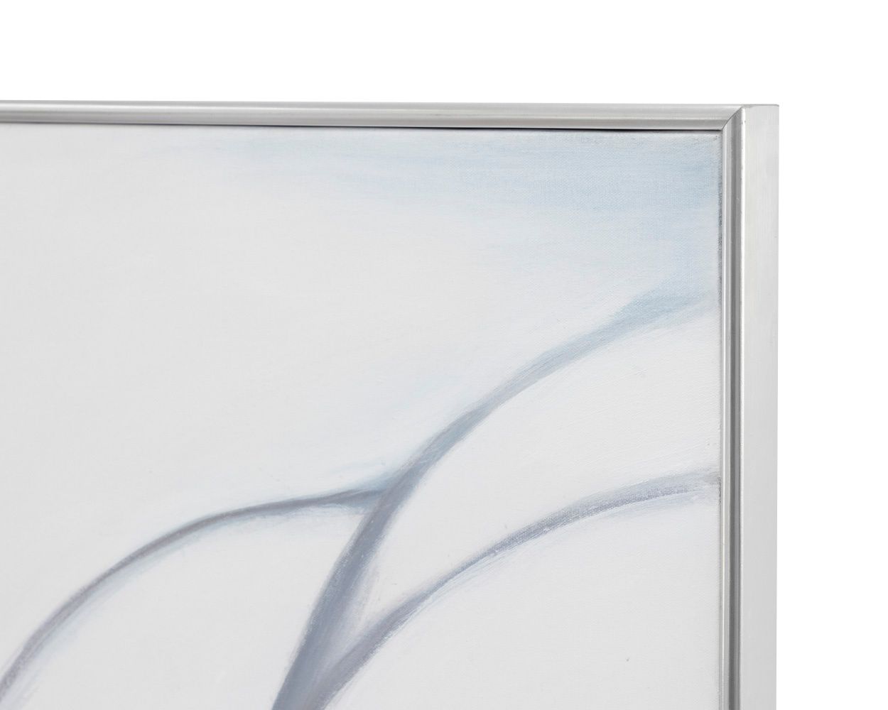 Image 6 Sunpan Meditation (Set of 3) 30" X 60" Silver Floater Frame more views