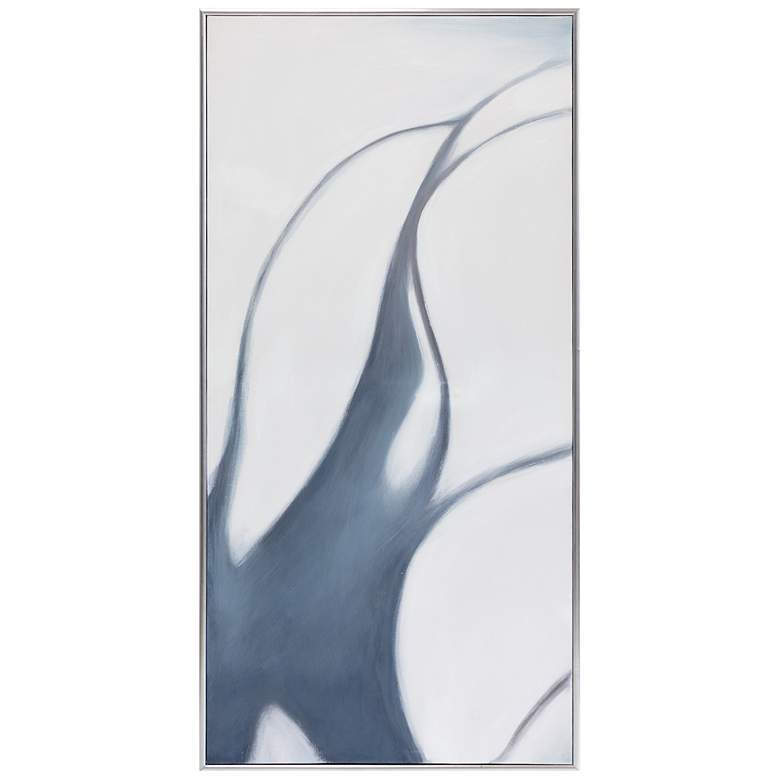 Image 2 Sunpan Meditation (Set of 3) 30" X 60" Silver Floater Frame more views