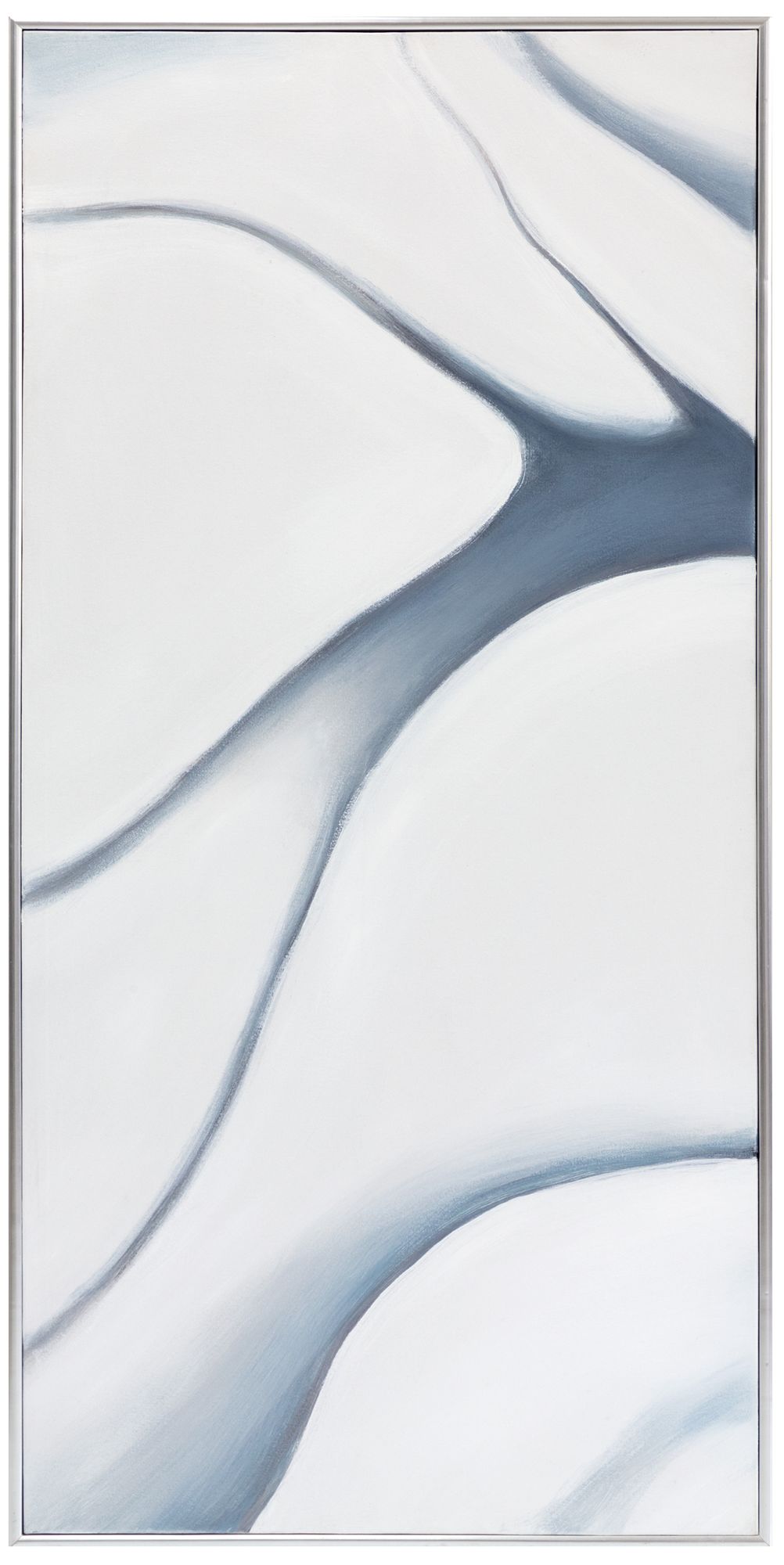 Image 3 Sunpan Meditation (Set of 3) 30" X 60" Silver Floater Frame more views