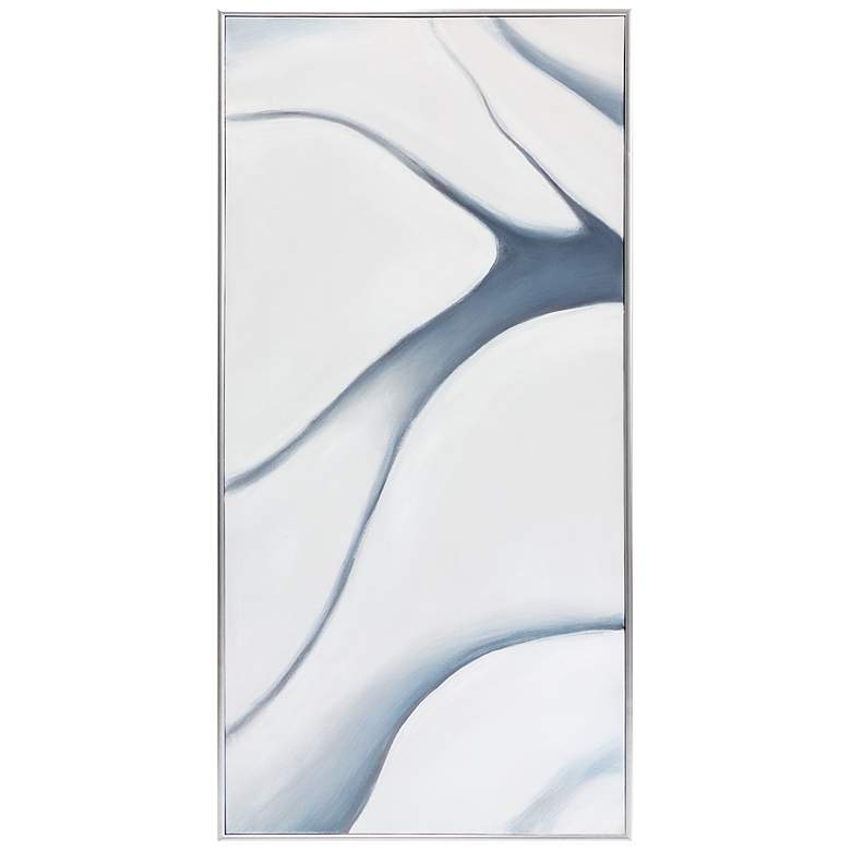 Image 3 Sunpan Meditation (Set of 3) 30" X 60" Silver Floater Frame more views