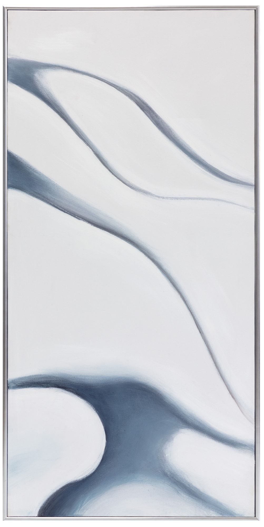 Image 4 Sunpan Meditation (Set of 3) 30" X 60" Silver Floater Frame more views