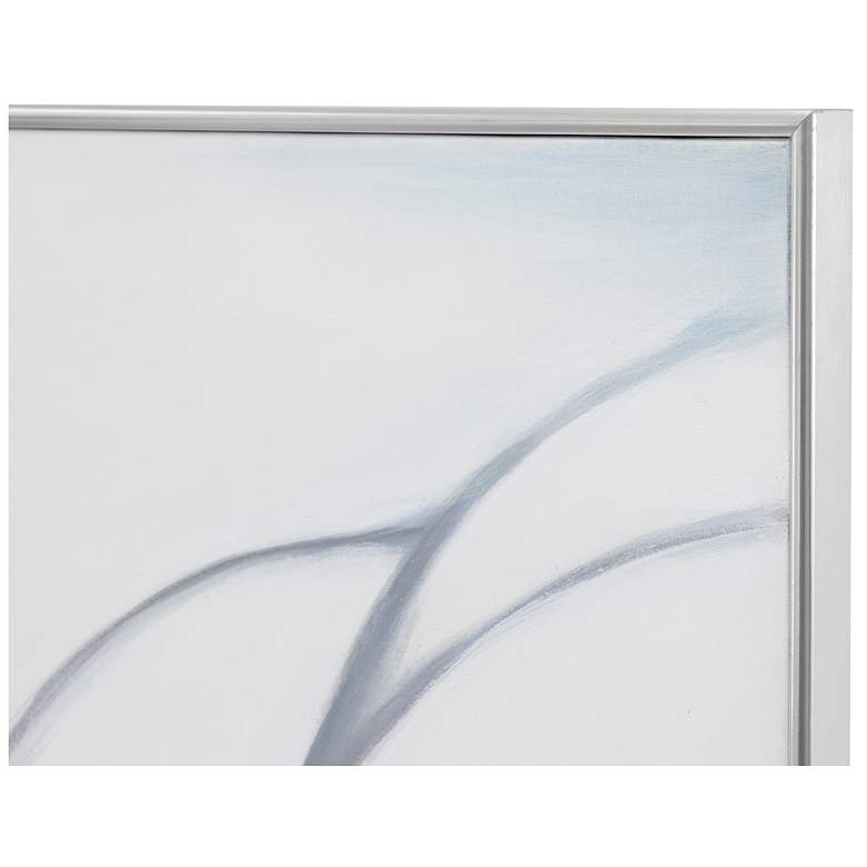Image 5 Sunpan Meditation (Set of 3) 30" X 60" Silver Floater Frame more views