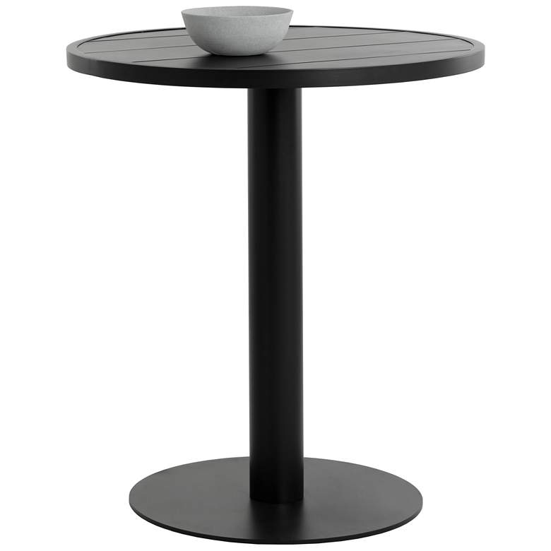 Image 1 Sunpan Merano Bar Table Round Black