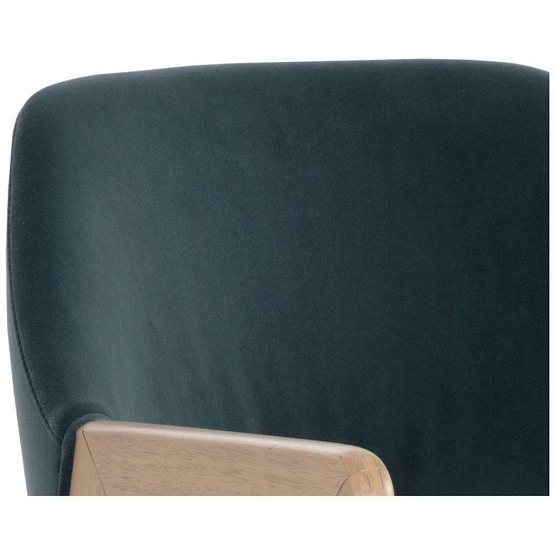 Image 7 Sunpan Milton Dining Armchair Light Wash Meg Dusty Teal more views