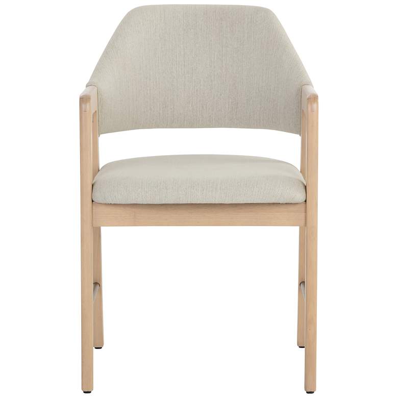 Image 3 Sunpan Milton Dining Armchair Light Wash Mina Ivory more views