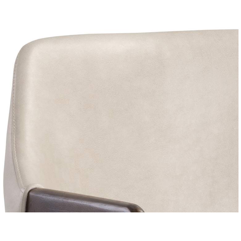 Image 7 Sunpan Milton Dining Armchair Smoke Acacia Bravo Cream more views