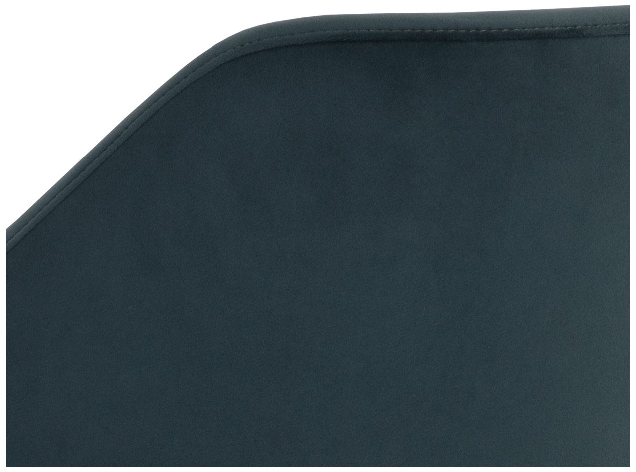 Sunpan Milton Dining Armchair Smoke Acacia Meg Dusty Teal