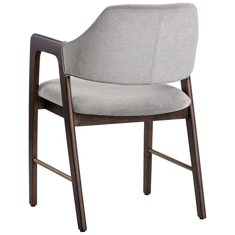 Image 5 Sunpan Milton Dining Armchair Smoke Acacia Polo Club Stone more views