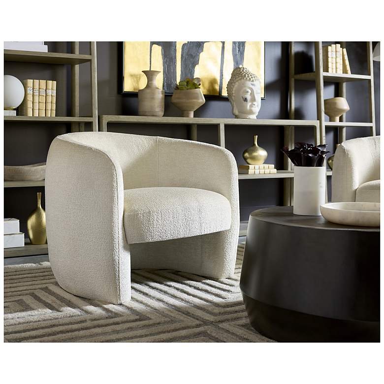 Image 1 Sunpan Mircea Lounge Chair Bergen Ivory