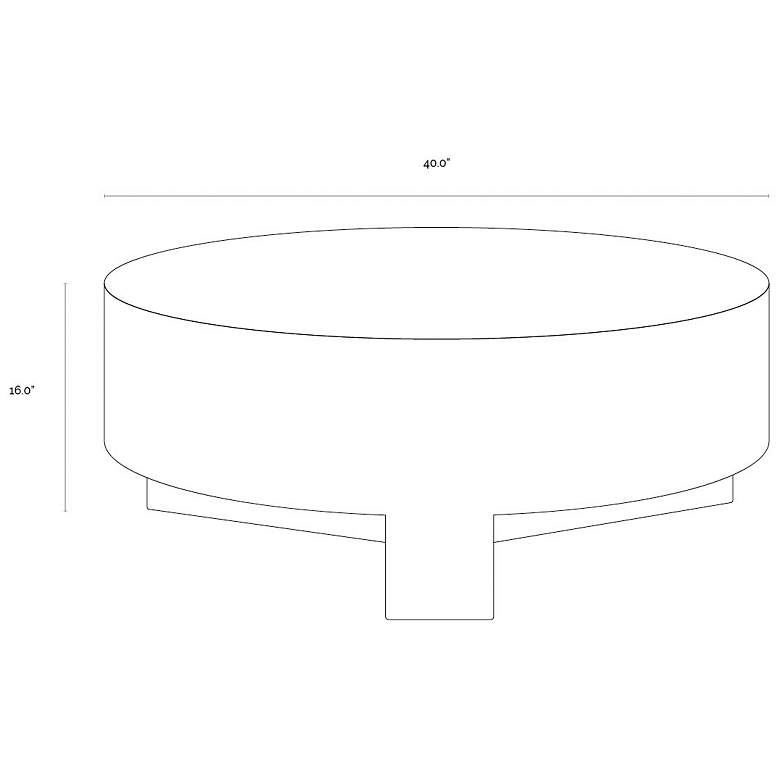 Image 5 Sunpan Mirella Coffee Table more views