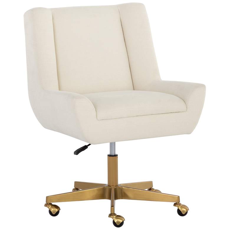 Image 1 Sunpan Mirian Office Chair Zenith Alabaster