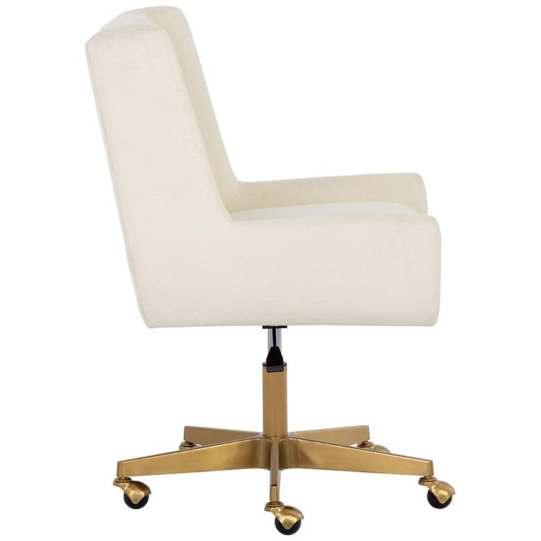 Image 3 Sunpan Mirian Office Chair Zenith Alabaster more views