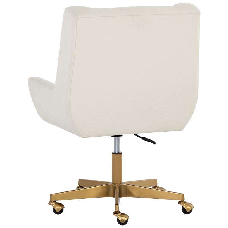Image 4 Sunpan Mirian Office Chair Zenith Alabaster more views